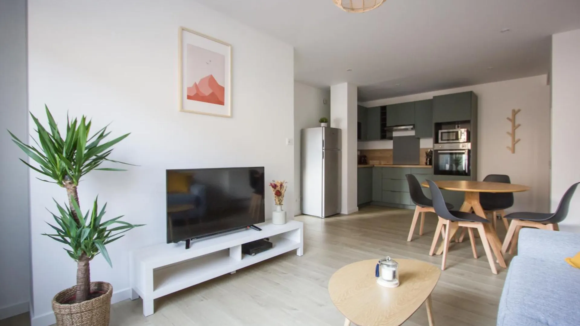 L'Olivier - Appartement Moderne Et Chaleureux - Tram Et Parc Grenoble France